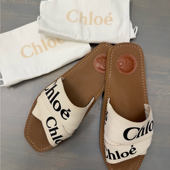 Chloé Woody Slide Sandals - Picture 1 of 6